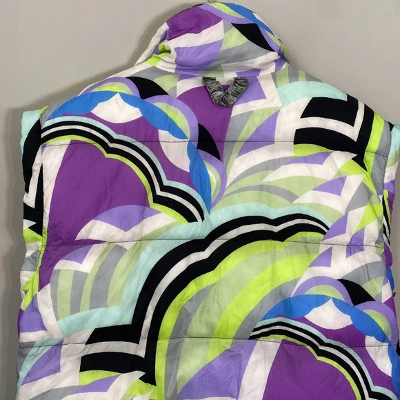 NWOT Free People FP Movement In A Bubble Patterned Puffer Vest Women's XS Active - Picture 12 of 16